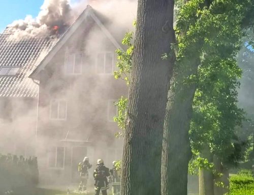 Ausgedehnter Dachstuhlbrand in Vahrendorf