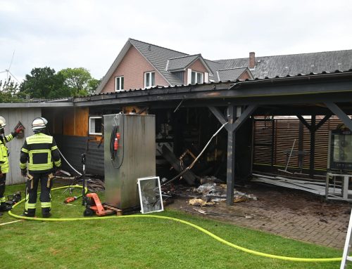 Carportbrand in Leversen