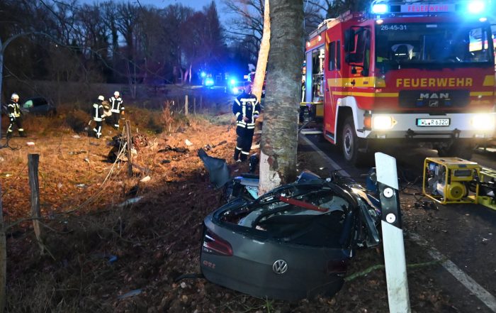 Verkehrsunfall bei Vierhöfen