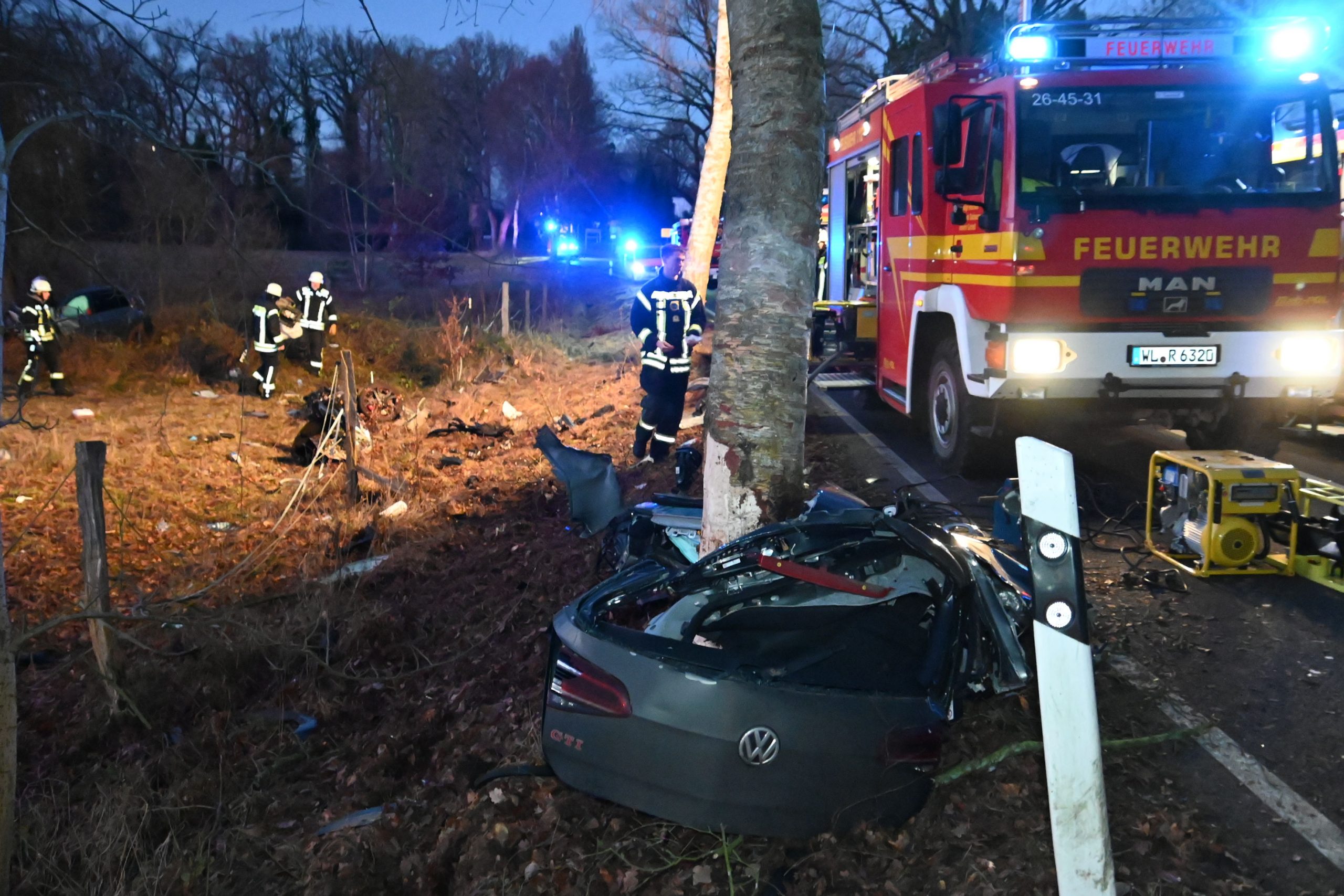 Verkehrsunfall bei Vierhöfen