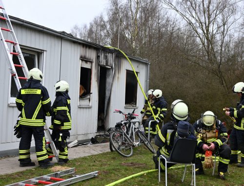 Brand in Buchholzer Ayslunterkunft
