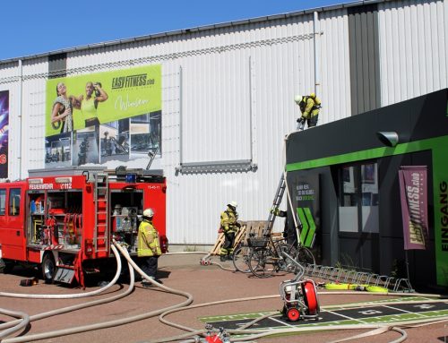 Saunabrand in Borstel – 200 Feuerwehrleute im Einsatz