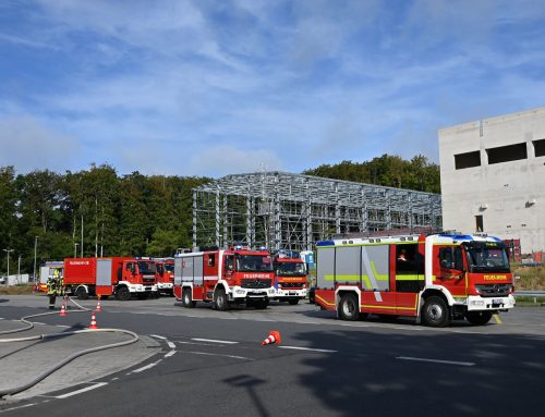 Kreisfeuerwehrbereitschaft übt im Landkreis Celle